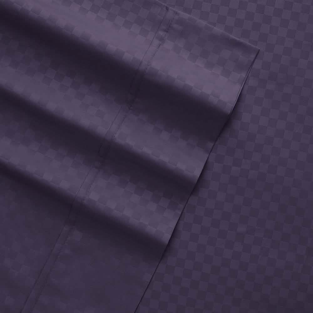 4-Piece: Checkered Embossed Sheet Set DailySale