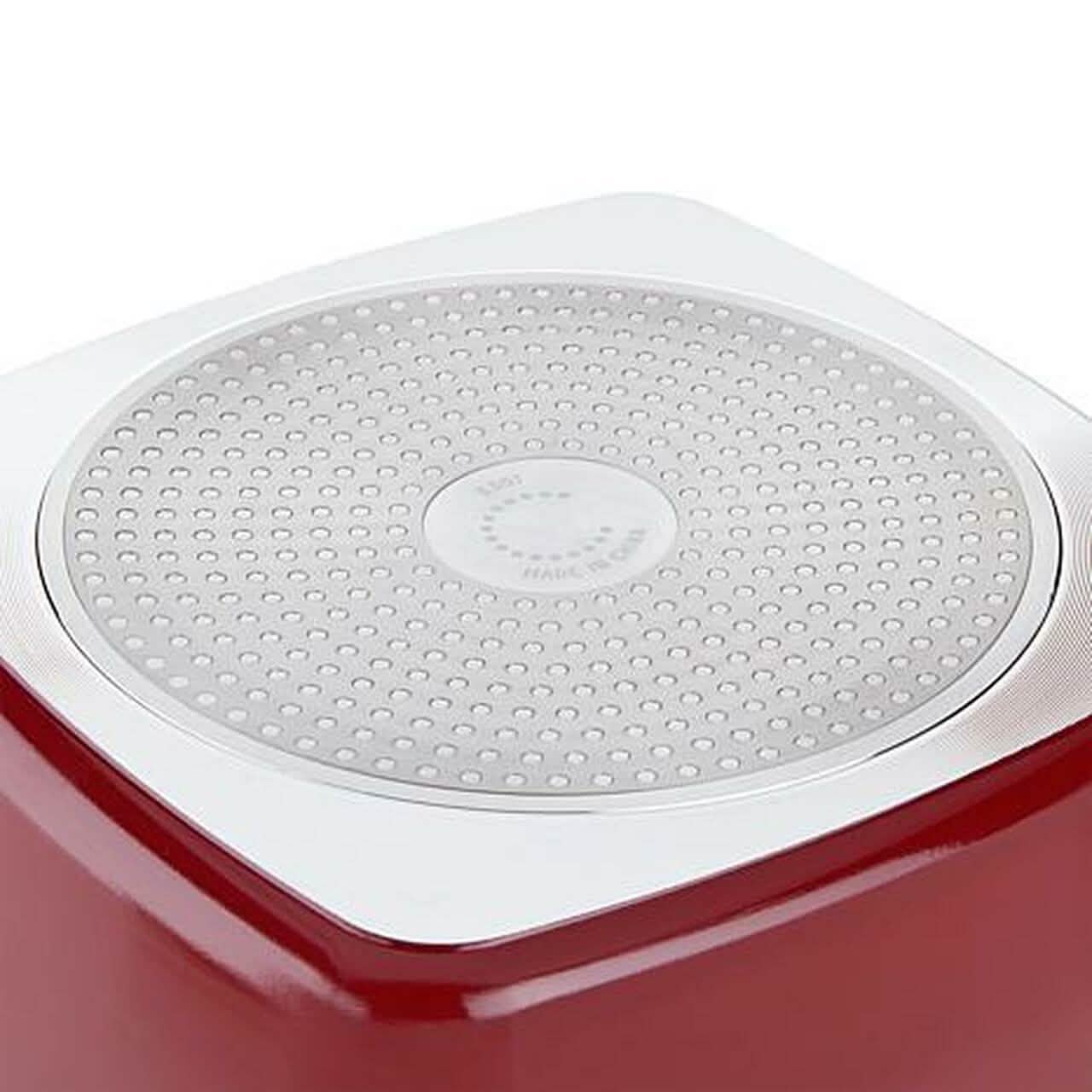 4-Piece: Curtis Stone Dura-Pan Chef Square Saute Set (Refurbished) DailySale