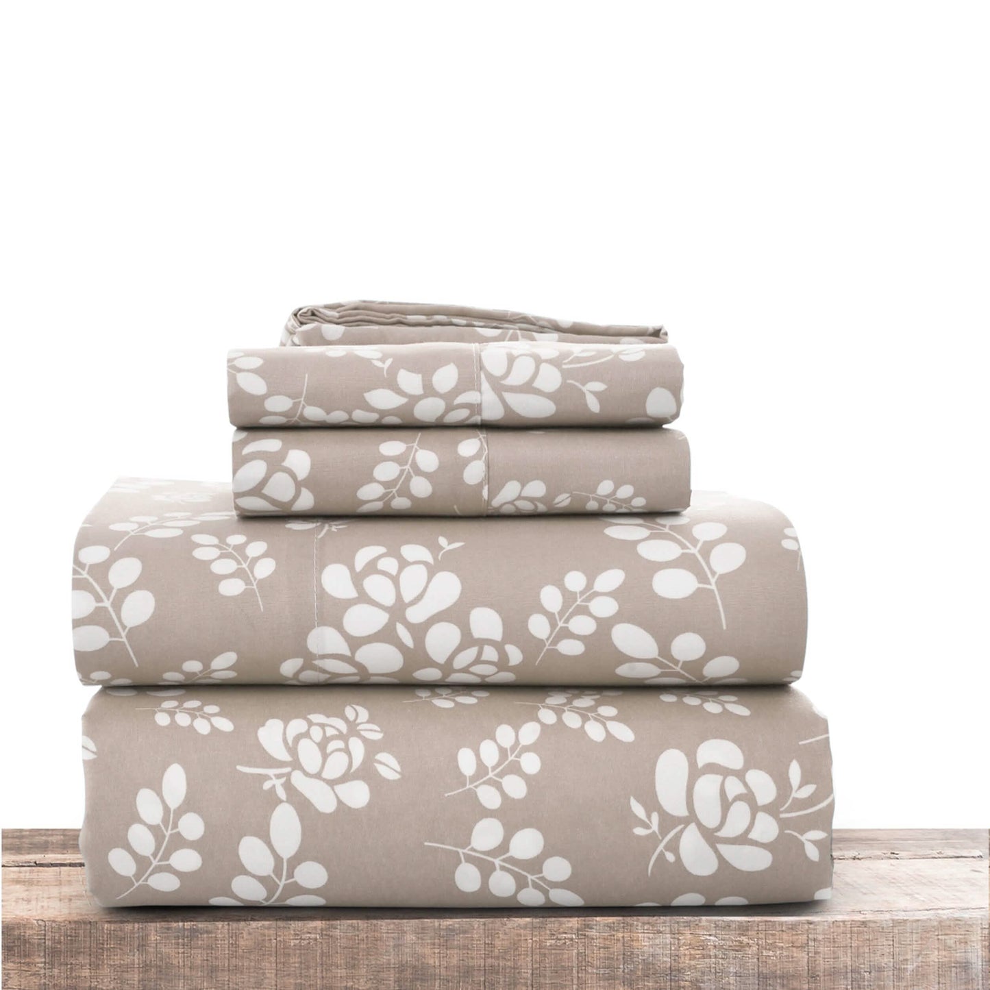 4-Piece Set: Floral Sheets Set Hypoallergenic Microfiber Ultra Soft Bed Sheets DailySale