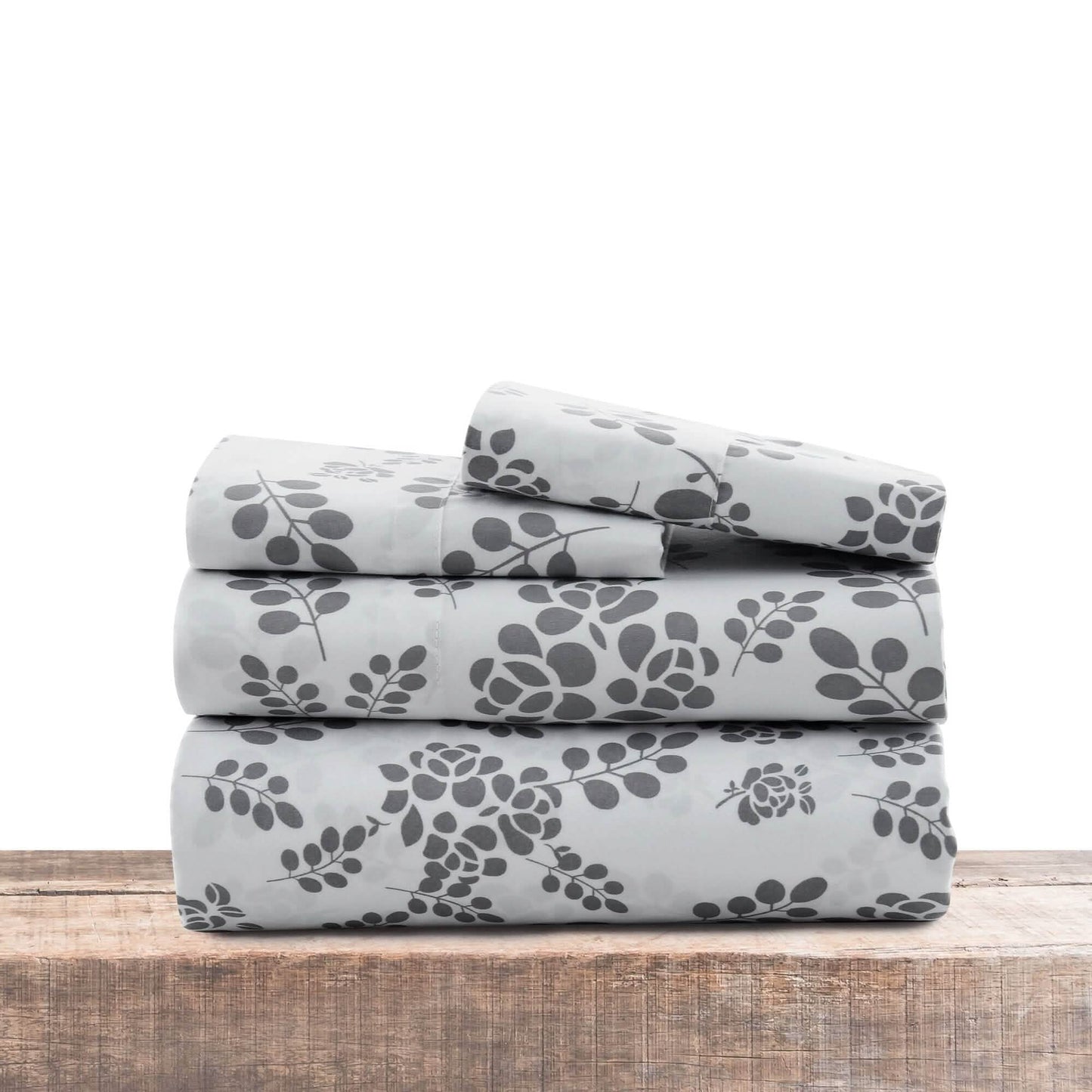 4-Piece Set: Floral Sheets Set Hypoallergenic Microfiber Ultra Soft Bed Sheets DailySale