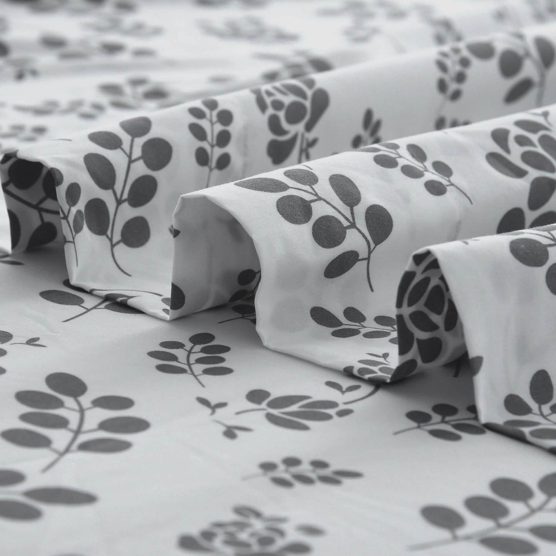 4-Piece Set: Floral Sheets Set Hypoallergenic Microfiber Ultra Soft Bed Sheets DailySale