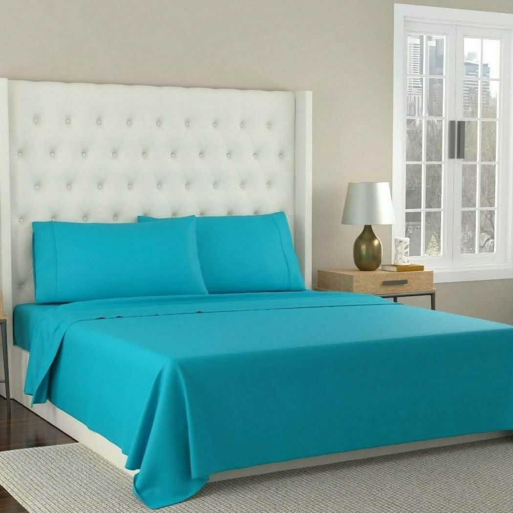 4-Piece Set: Kathy Ireland 300 Thread Count 100% Organic Cotton Percale DailySale