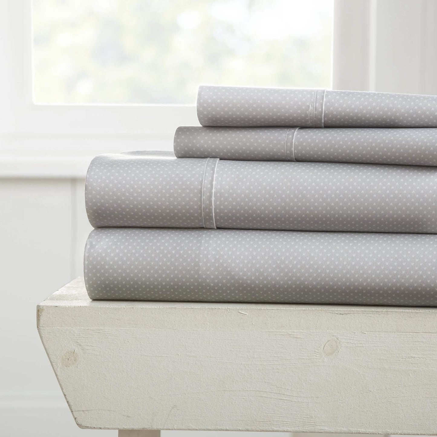 4-Piece Set: My Heart Patterned Sheet Set DailySale