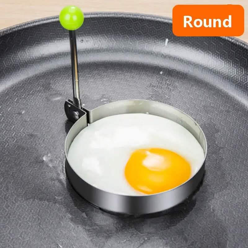4-Piece Set: Stainless Steel Creative Egg Ring Molds DailySale