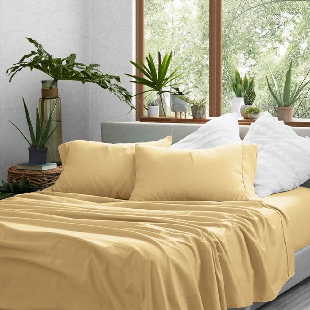 4-Piece: Solid Sheet Set DailySale