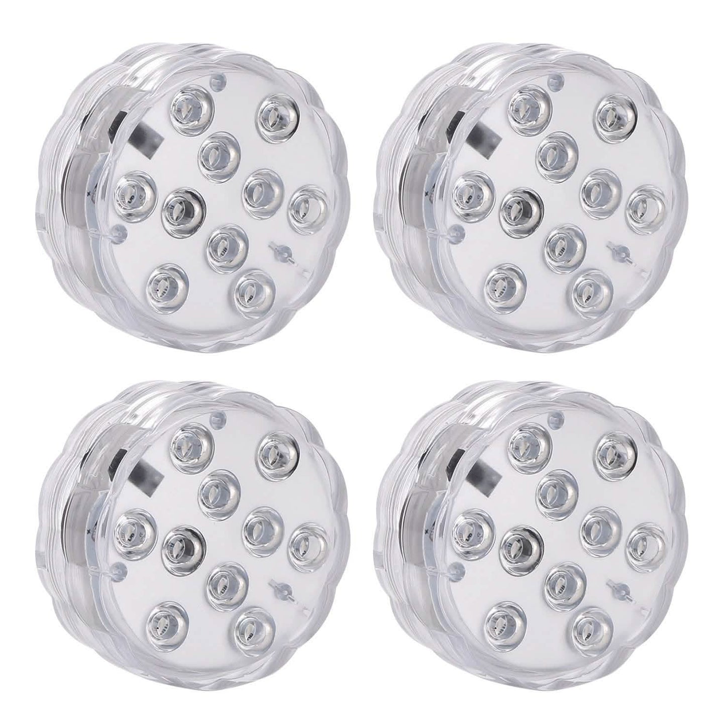 4-Piece: Submersible RGB LED Lights DailySale