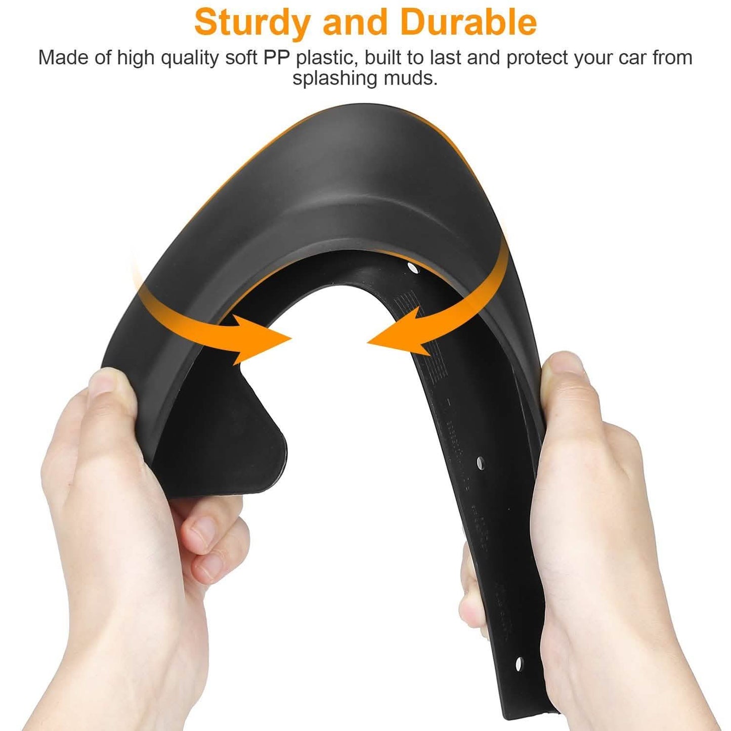 4-Piece: Universal Fit Car Mudguard Flaps DailySale