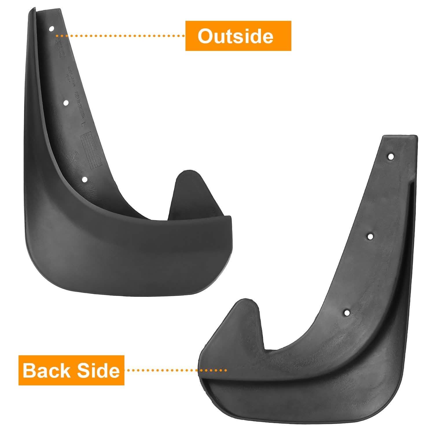 4-Piece: Universal Fit Car Mudguard Flaps DailySale