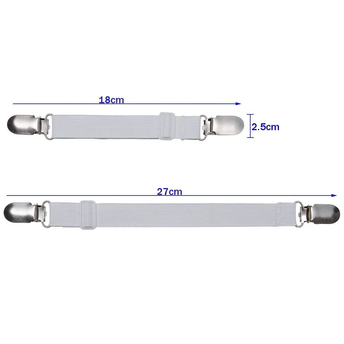 4-Pieces: Adjustable Bed Sheet Fasteners DailySale