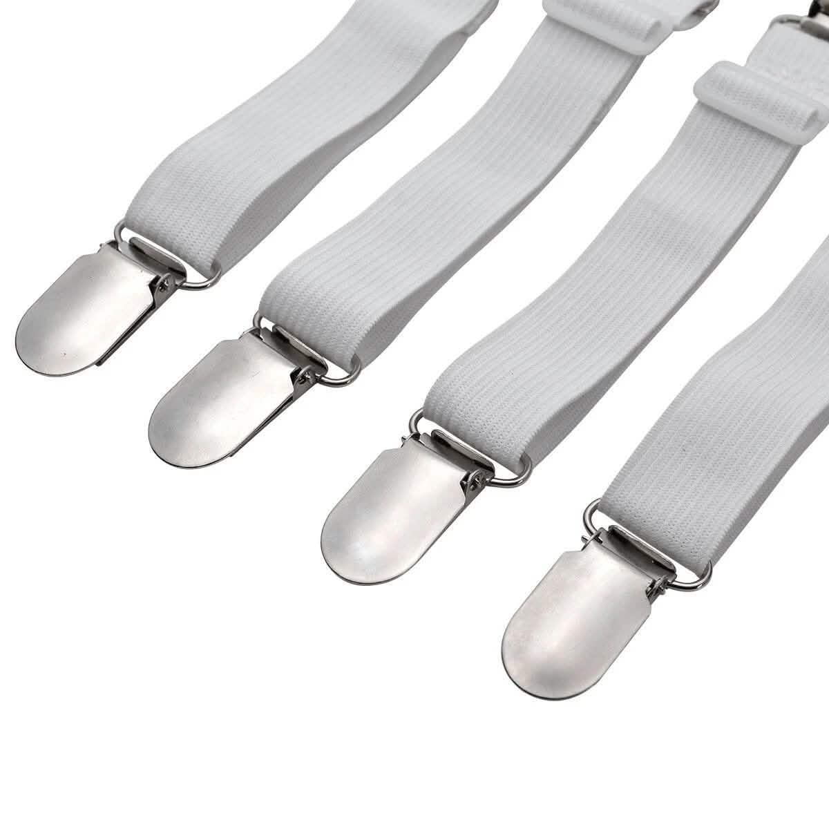 4-Pieces: Adjustable Bed Sheet Fasteners DailySale