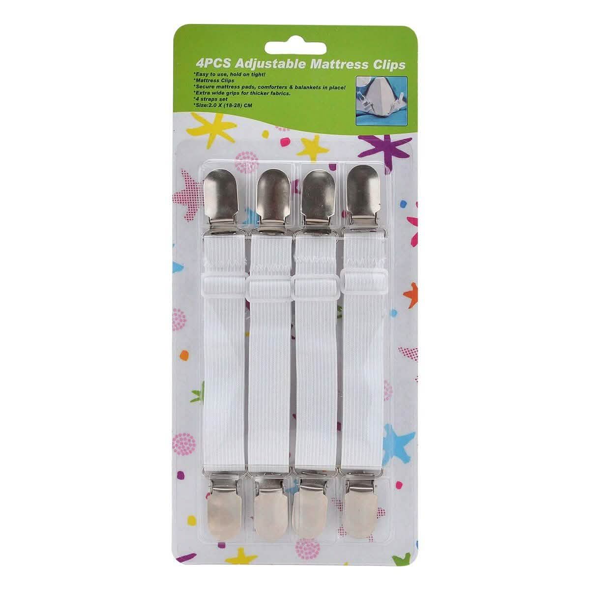 4-Pieces: Adjustable Bed Sheet Fasteners DailySale