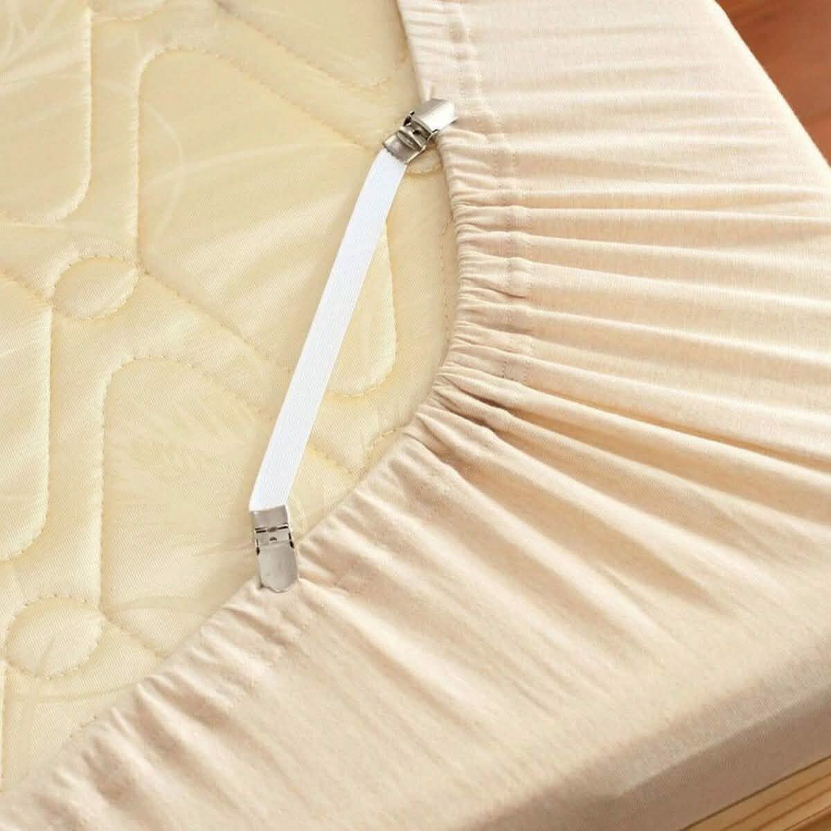 4-Pieces: Adjustable Bed Sheet Fasteners DailySale