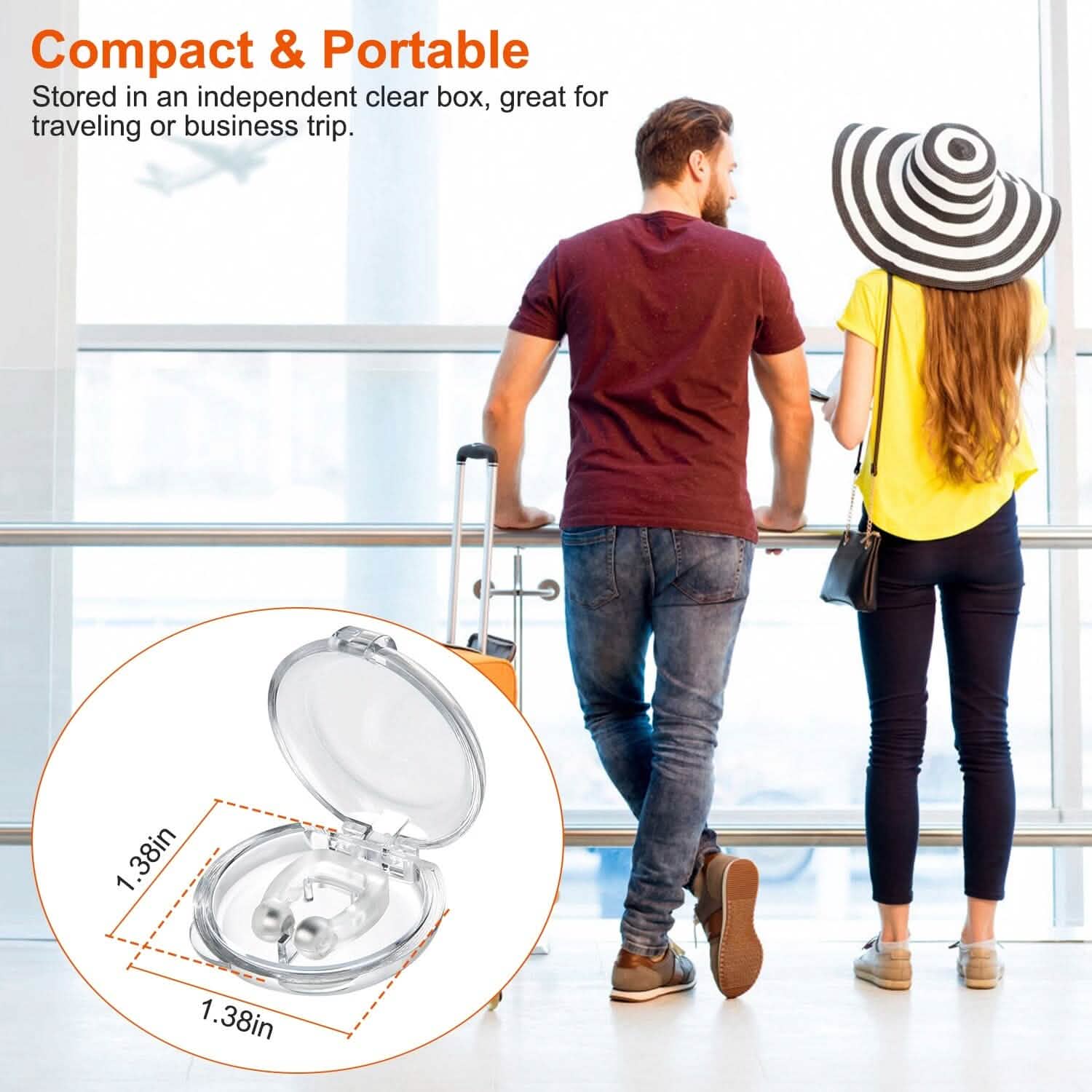 4-Pieces: Magnetic Nose Clip Anti Snoring Device DailySale