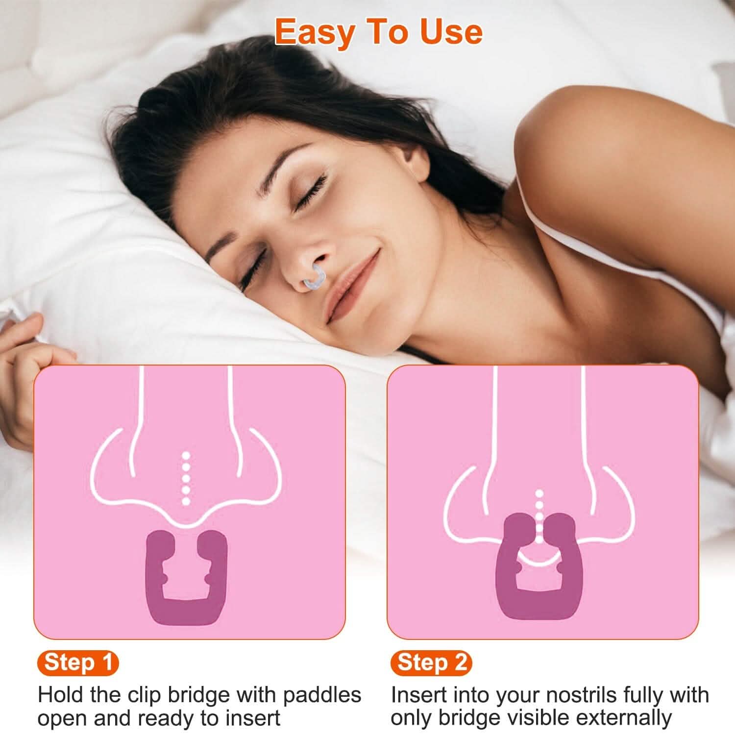 4-Pieces: Magnetic Nose Clip Anti Snoring Device DailySale