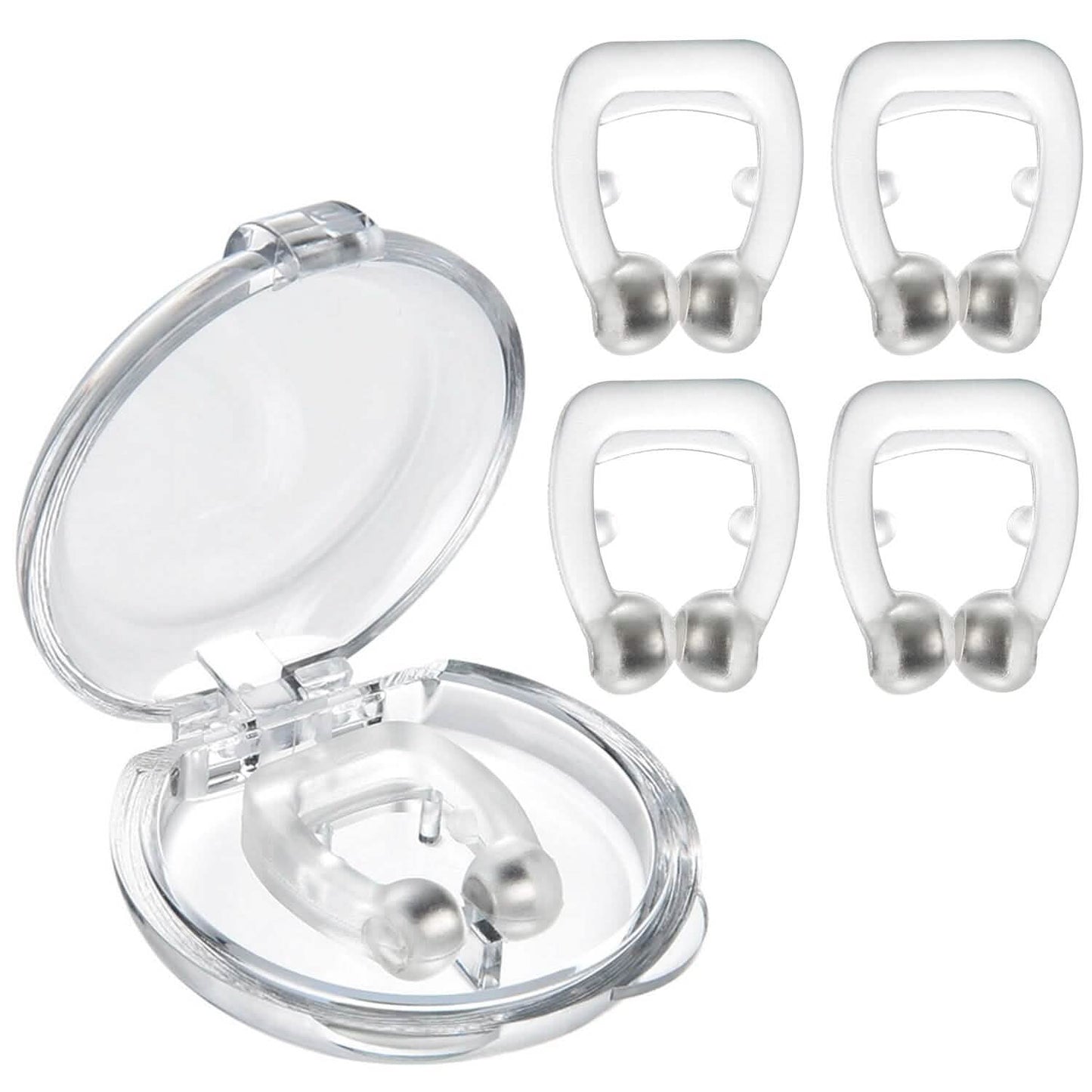 4-Pieces: Magnetic Nose Clip Anti Snoring Device DailySale