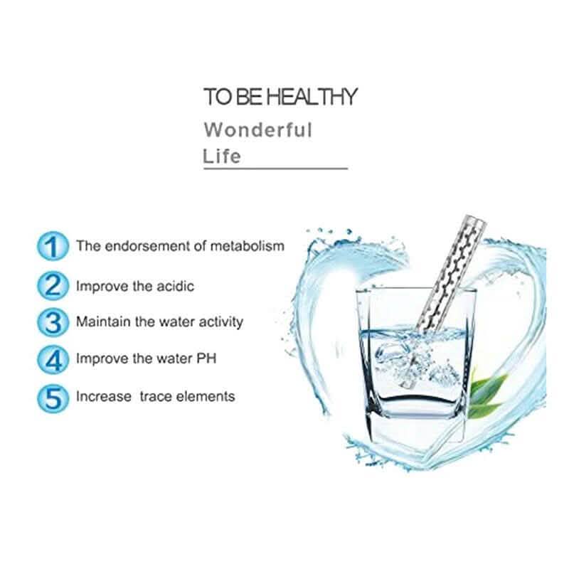 4-Pieces: Portable Alkaline Water Ionizer Stick Hydrogen Mineral Purifier PH Lo V2E4 DailySale
