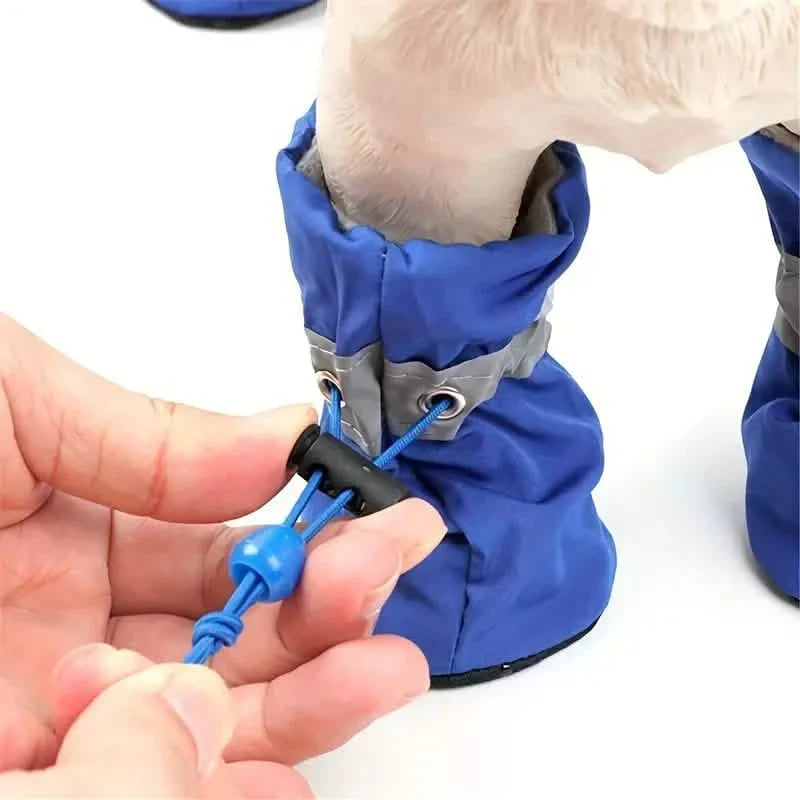 4-Pieces: Water-Resistant Dog Bootie Shoes DailySale