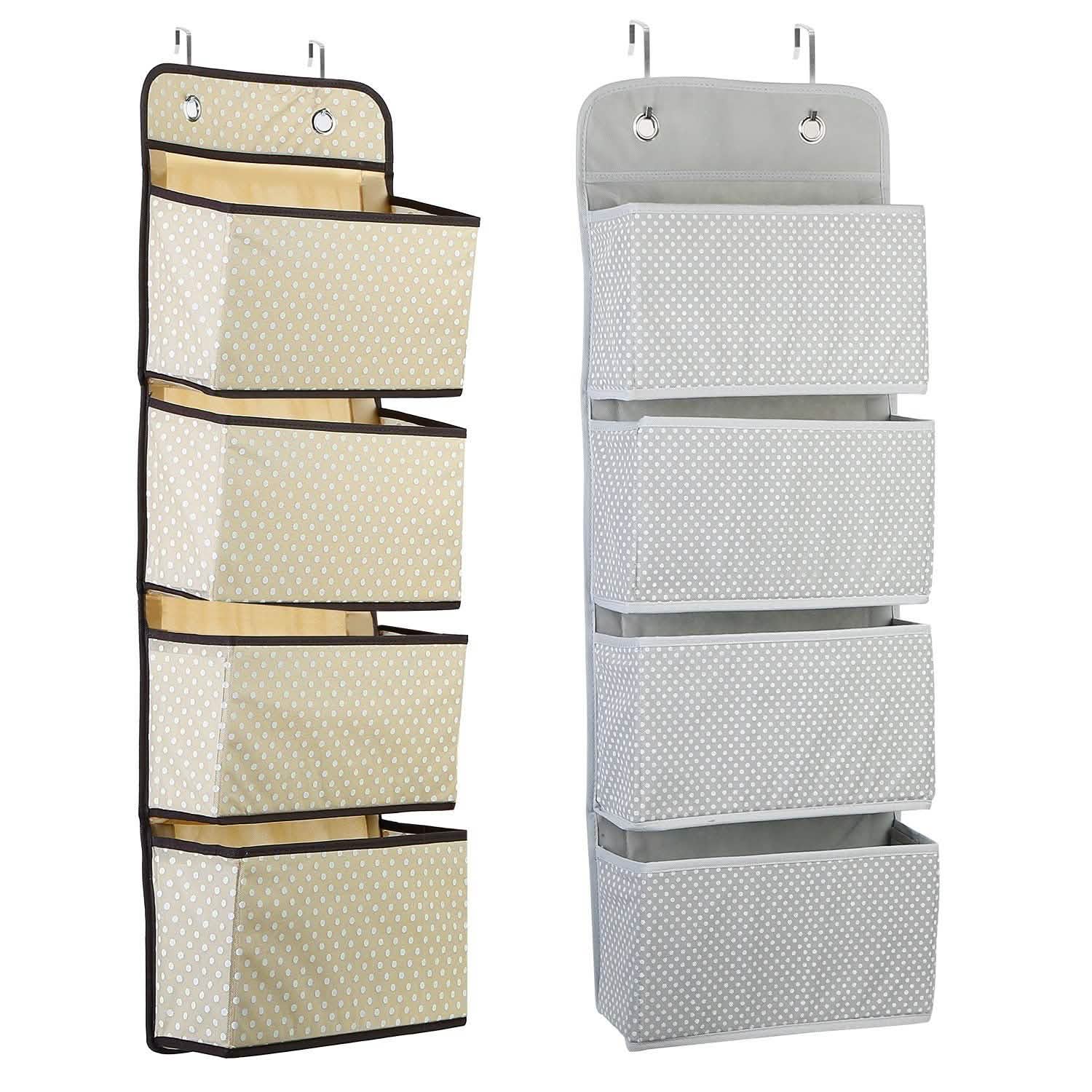 4-Pockets Wall Mount Closet Storage Organizer DailySale