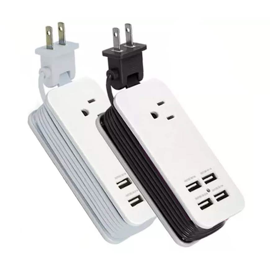 4 Port USB with Single AC Extendable Wire Charging Station DailySale