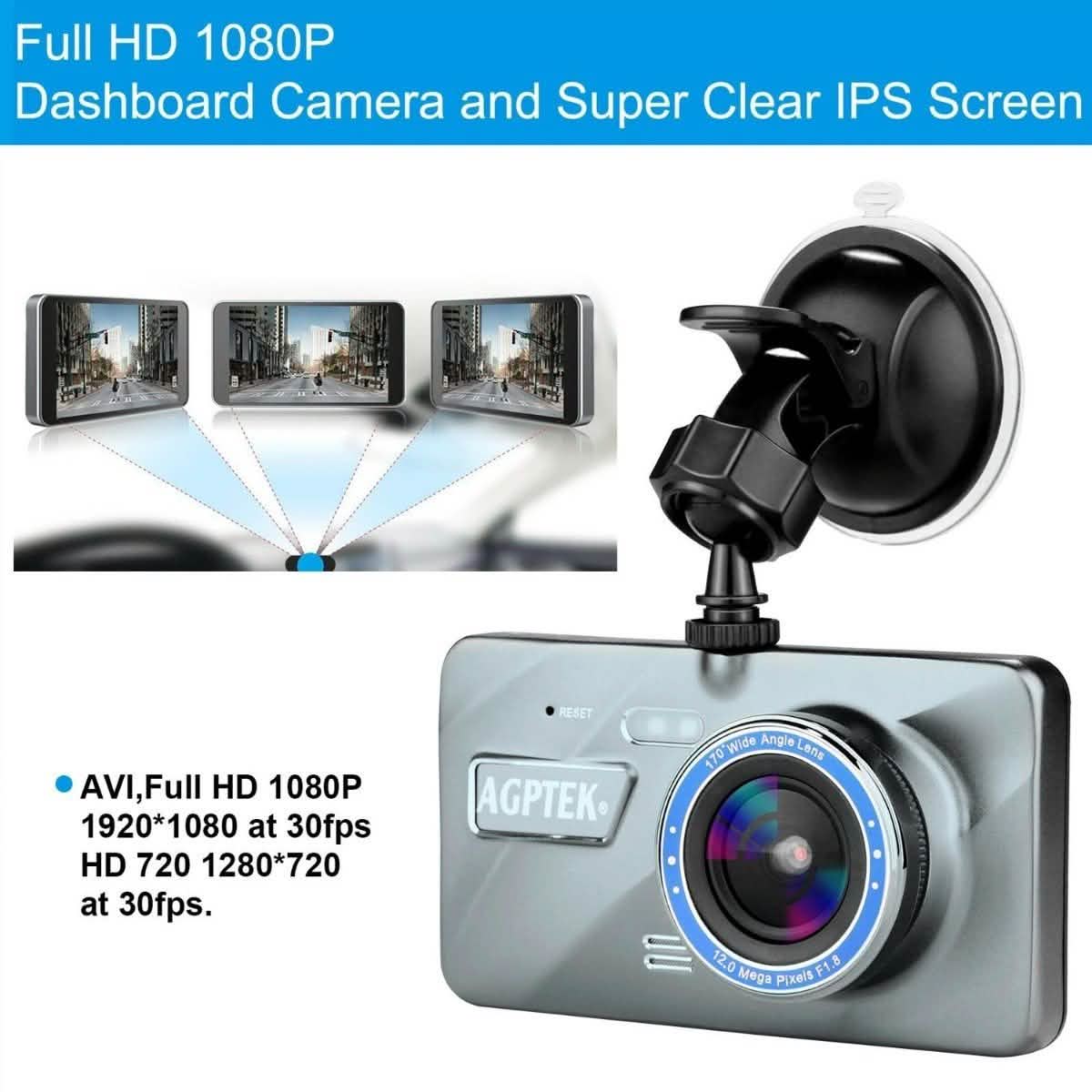 4" Vehicle 1080P Car Dashboard DVR Camera Video Recorder G-Sensor Dash Cam DailySale