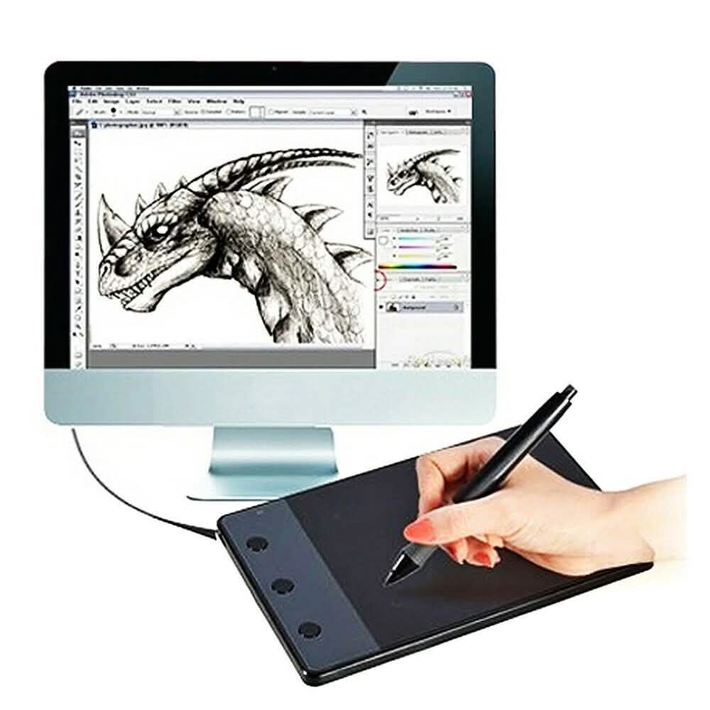 4 x 2.23" Anti-Interference USB Graphics Drawing Tablet DailySale
