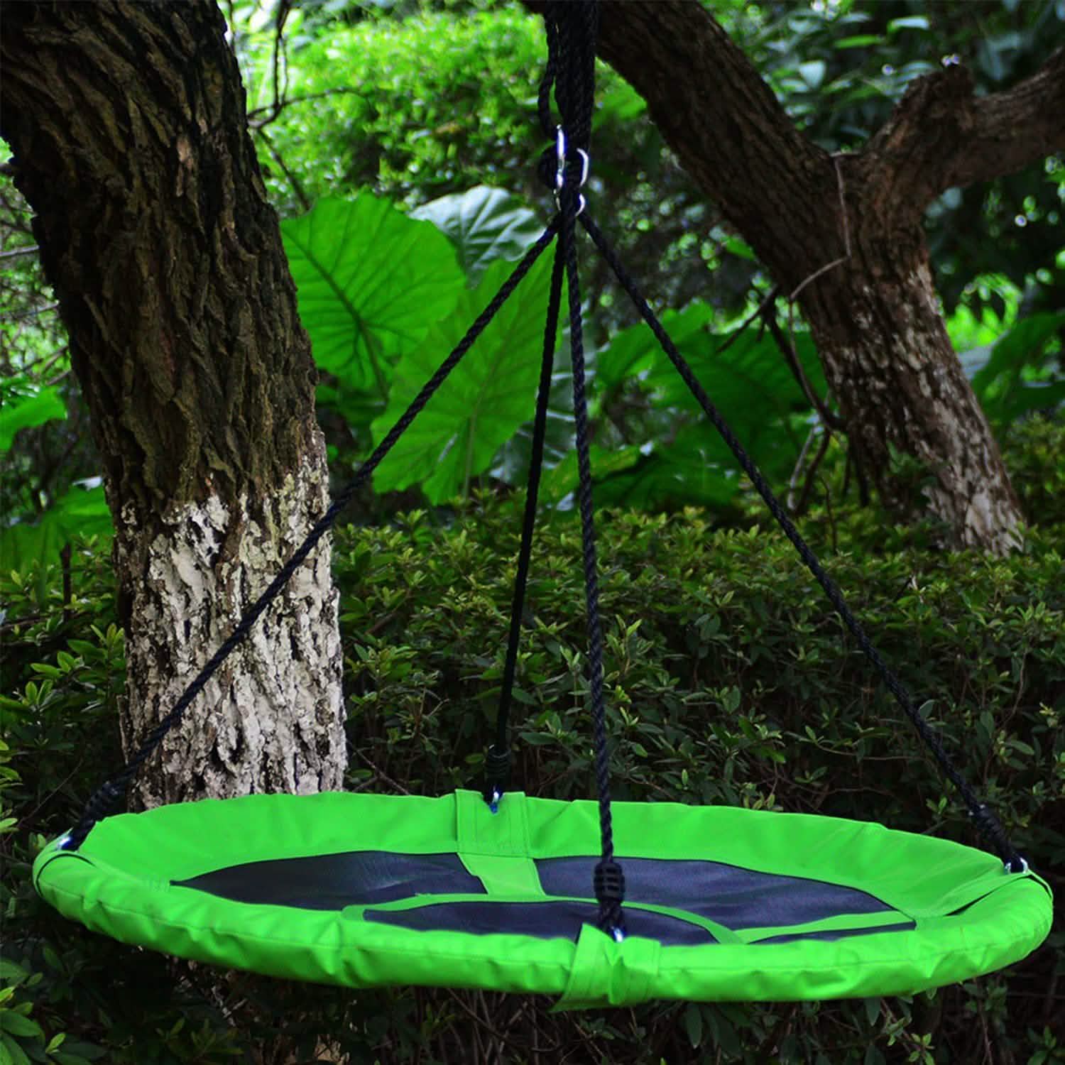 40" Flying Saucer Tree Swing Chair Kids Round Hanging Rope Seat DailySale
