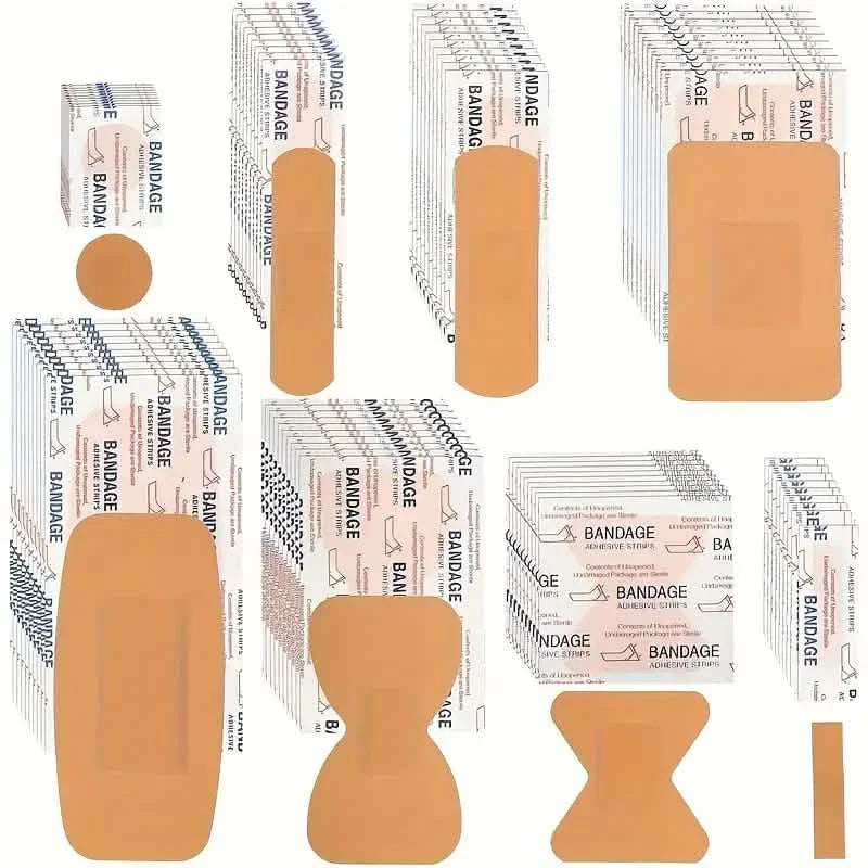 40-Pack: Adhesive Bandages, Assorted Waterproof Breathable Sterile Strips with Non-Stick Pad DailySale