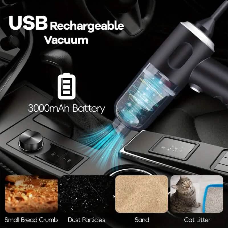 4000Pa Twin Turbine Motor Handheld Vacuum Cleaner DailySale