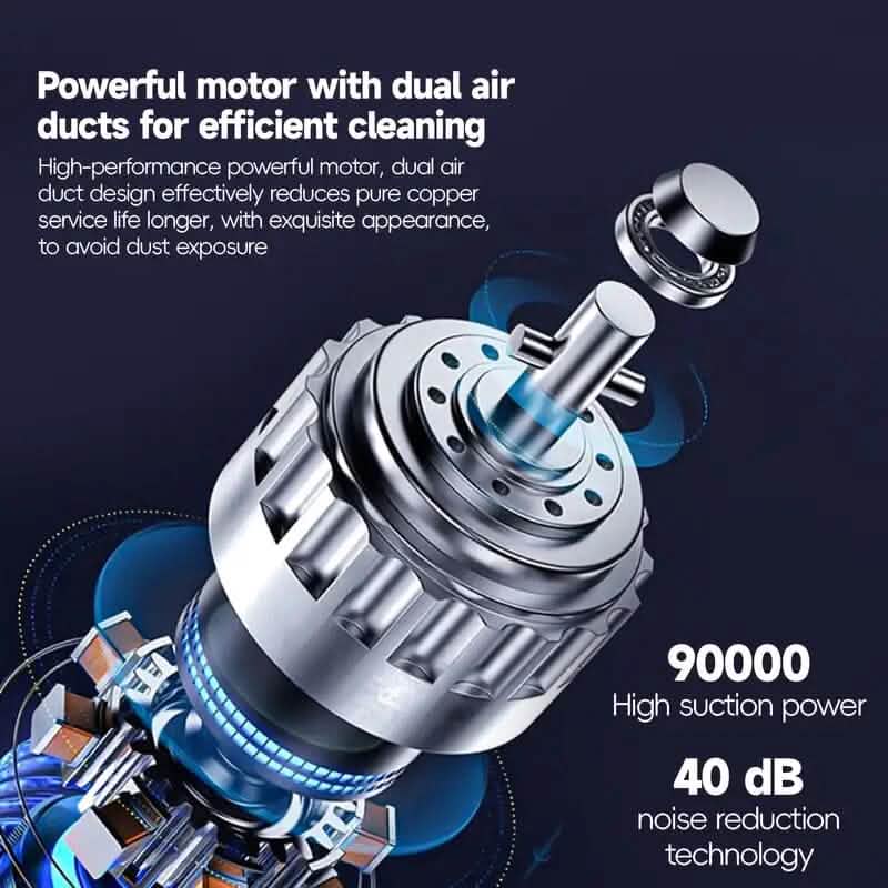 4000Pa Twin Turbine Motor Handheld Vacuum Cleaner DailySale