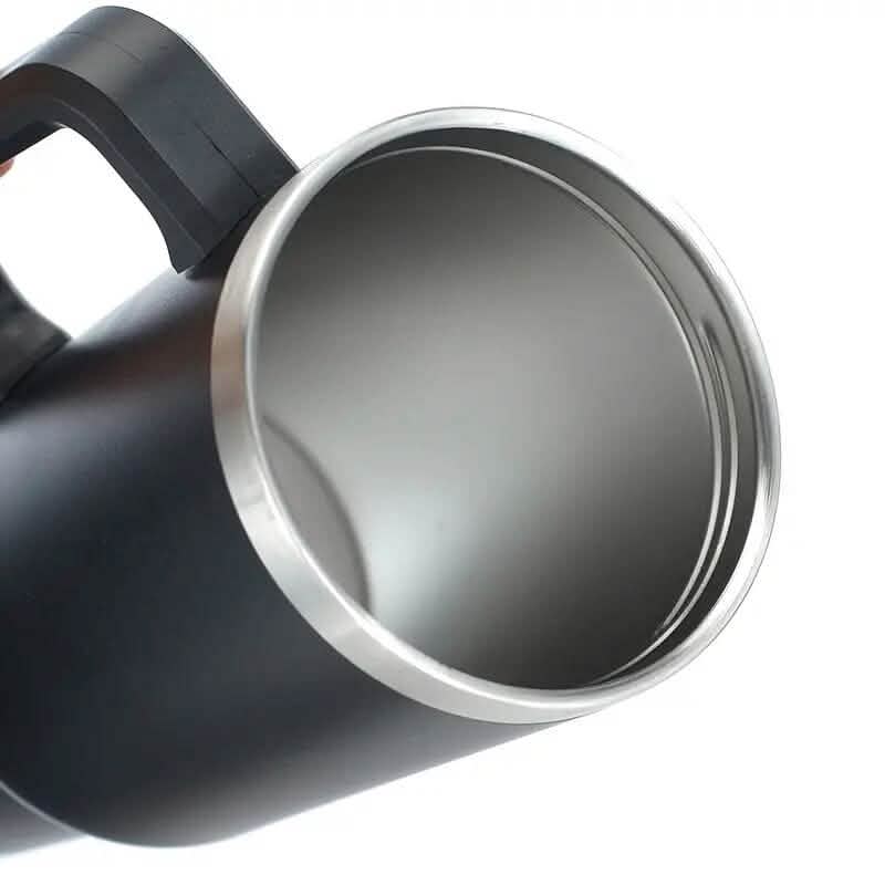 40oz Reusable Vacuum Tumbler with Insulated Double Wall and Cup Handle DailySale