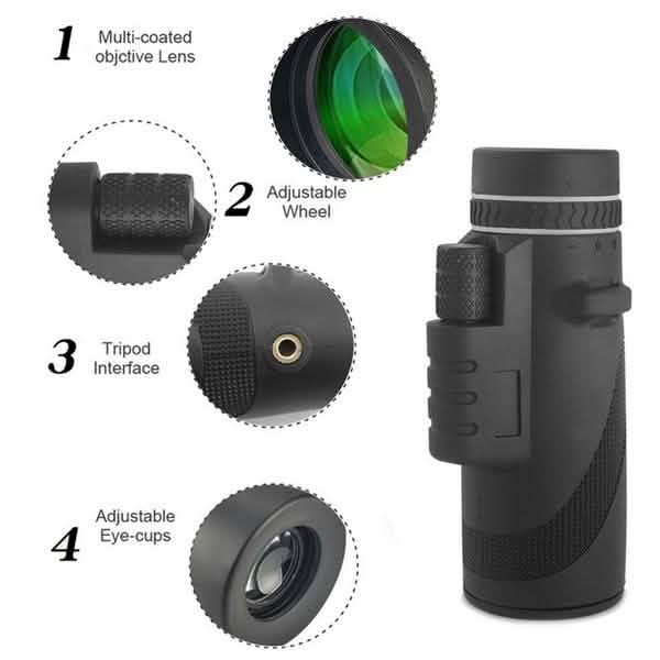 40x60 HD Night Vision Portable Monoculars Telescopes DailySale