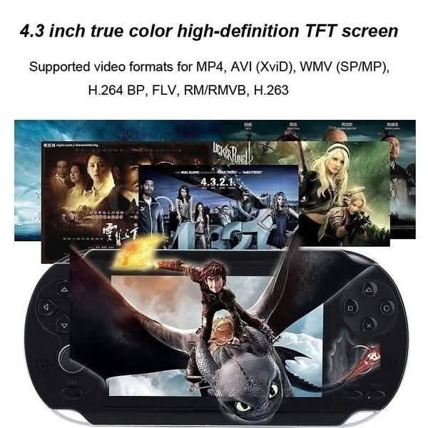 4.3 inch Game Console 3000 Games Built-in Video Camera Retro DailySale