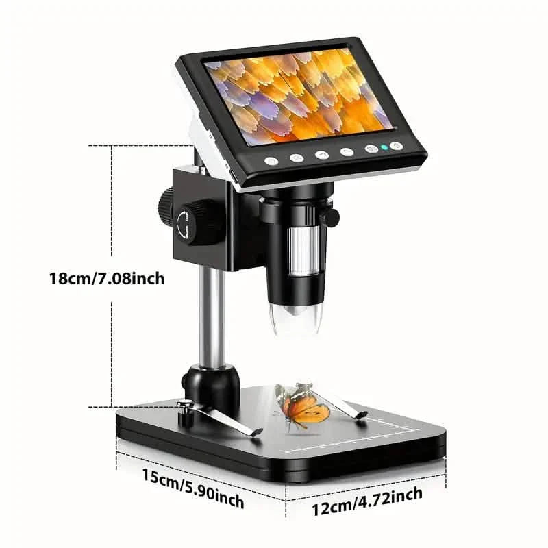 4.3'' IPS LCD Digital Microscope 1000X Magnification Microscope DailySale