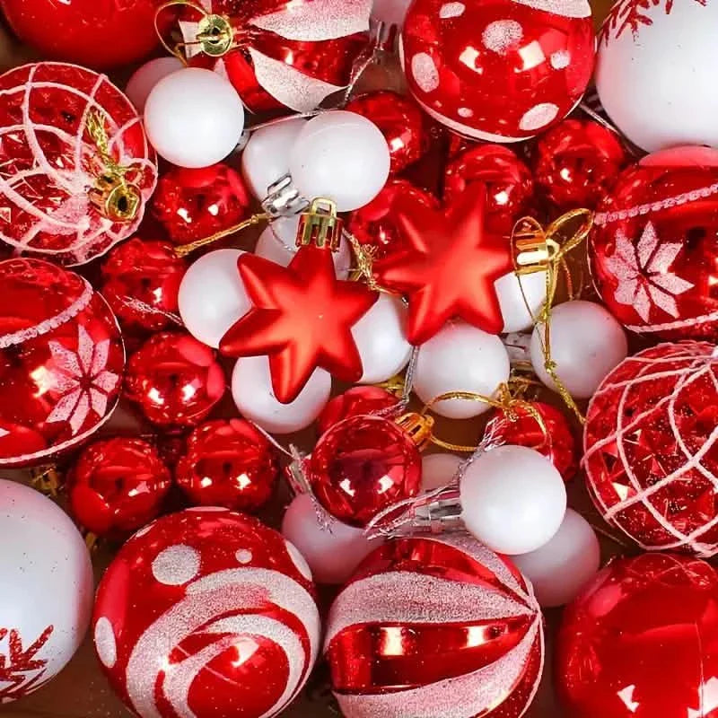 44-Piece Set: Christmas Decoration Colorful Ball Gift Box Set DailySale