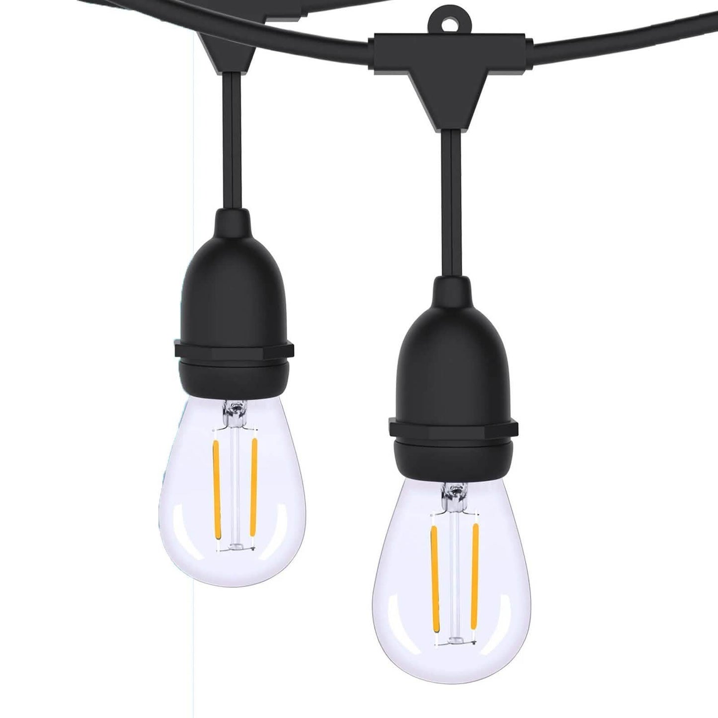 48 Ft. LED String Lights Outdoor Commercial Grade Waterproof Bulbs DailySale