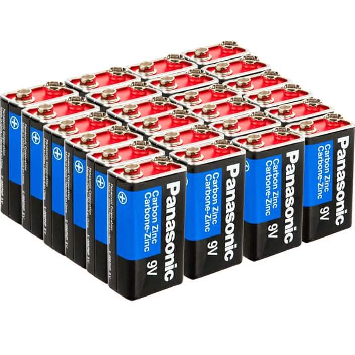 48-Pack: Panasonic Super Heavy Duty 9V Batteries DailySale