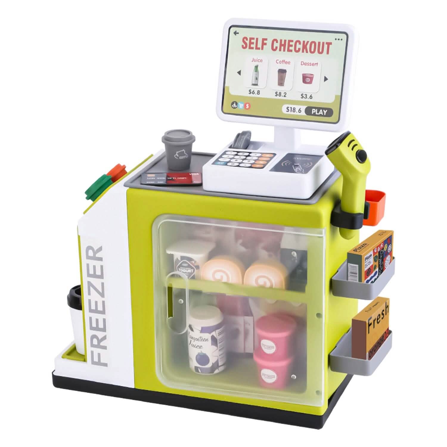 48-Piece: Pretend Cash Register Play Toy Set DailySale