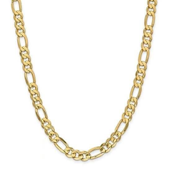 4mm Figaro Chain Necklace - Stainless Steel Necklace Men DailySale