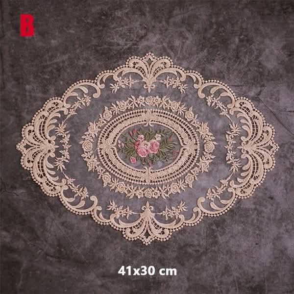5-Pack: 3 Styles Vintage Lace Embroidery Placemat DailySale
