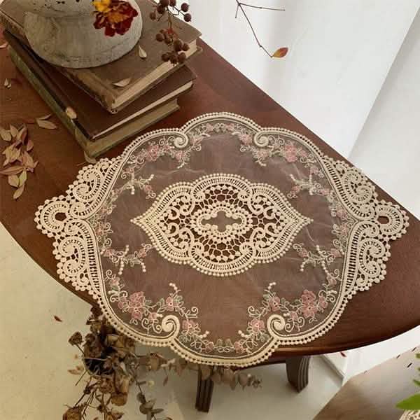 5-Pack: 3 Styles Vintage Lace Embroidery Placemat DailySale