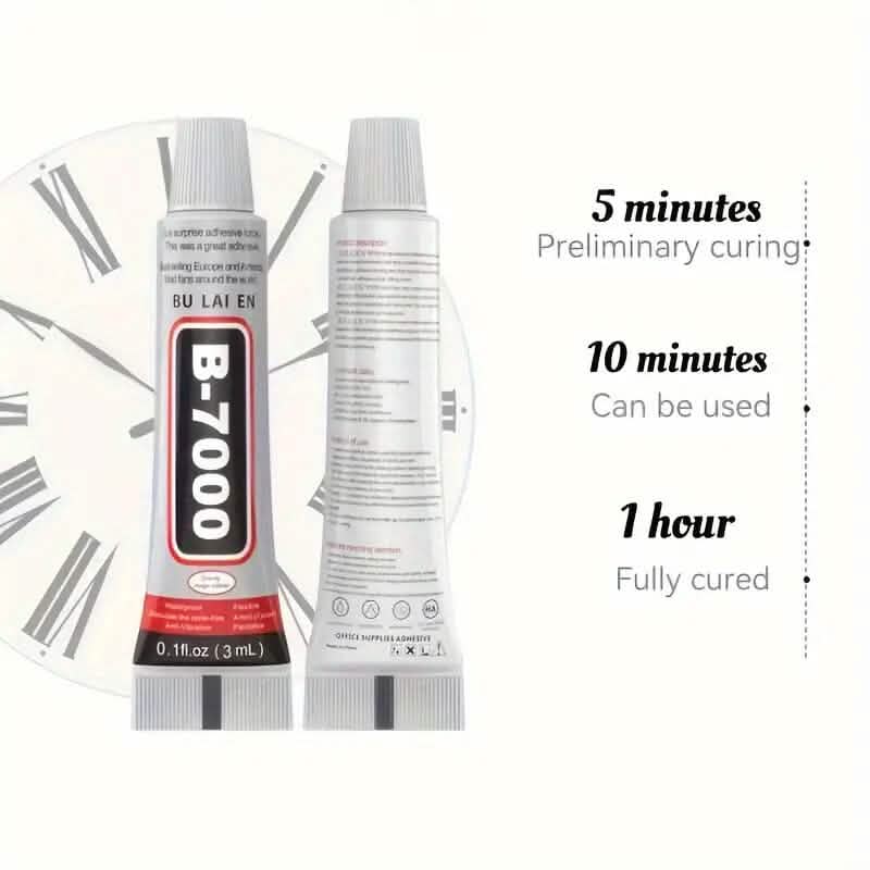 5-Pack: B-7000 Adhesive Glue for Jewelry, Plastic, Metal, Glass, Ceramic DailySale