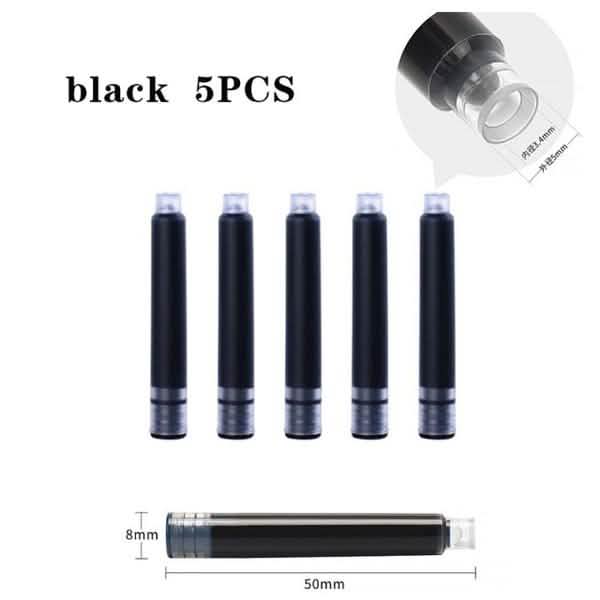 5-Pack: Fashion Color Student Office Fountain Pen School Stationery Supplies Ink Pens DailySale