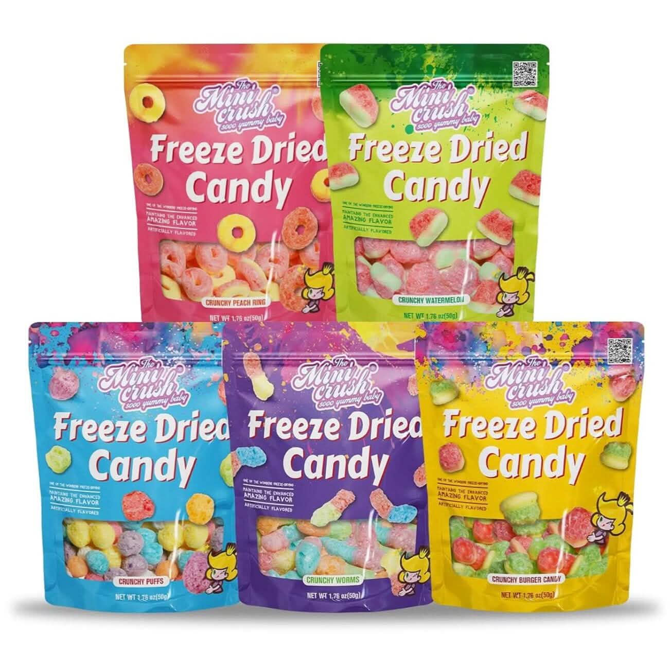 5-Pack: Freeze Dried Crunch Candy Variety Flavor DailySale