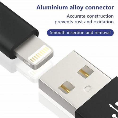 5-Pack: Heavy Duty Braided iPhone Lightning USB Cable Charger Cords DailySale