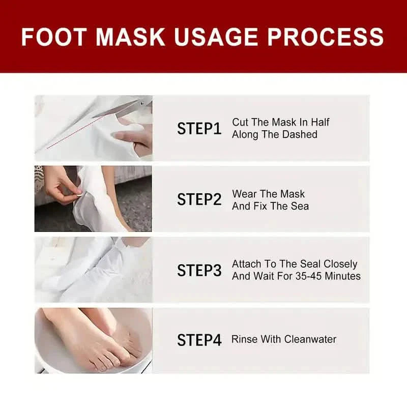 5-Pack: JAYSUING AHA 30% BHA 2% Peeling Solution Foot Mask DailySale