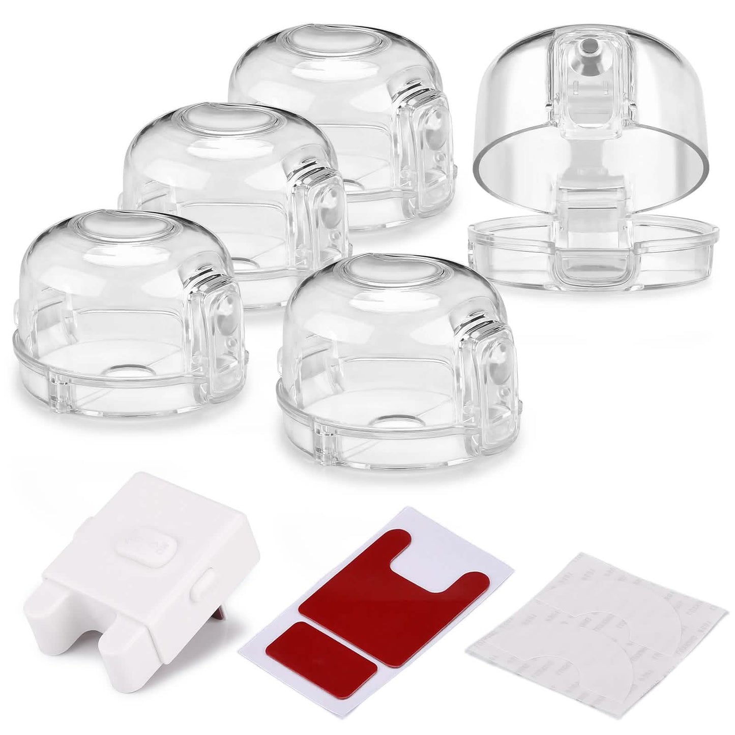 5-Pack: Kitchen Gas Electric Stove Knob Safety Covers DailySale