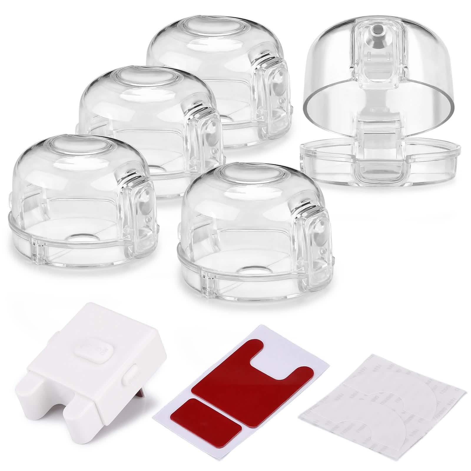 5-Pack: Kitchen Gas Electric Stove Knob Safety Covers DailySale