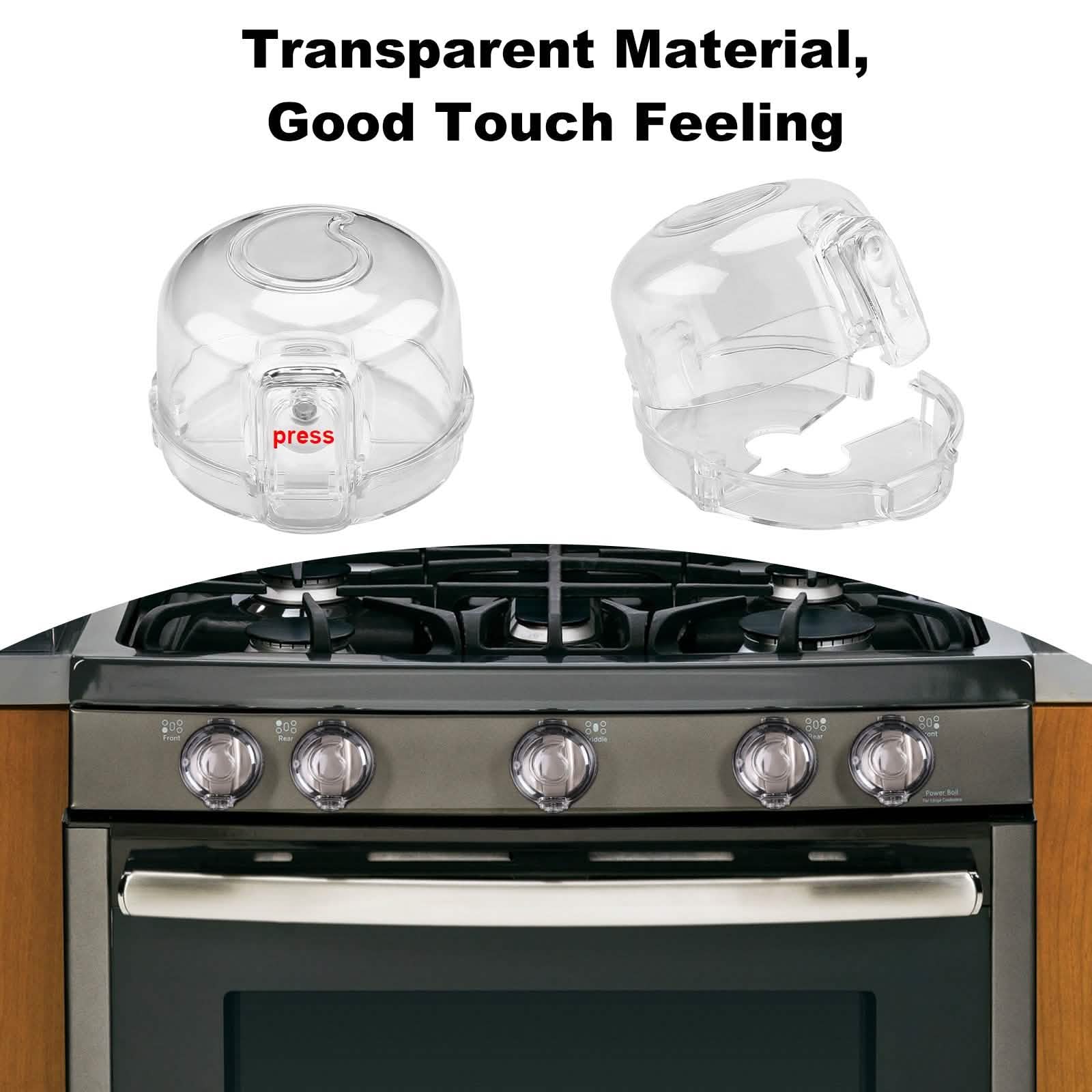 5-Pack: Kitchen Gas Electric Stove Knob Safety Covers DailySale