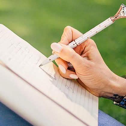 5-Pack: Multi-Color Diamond Ballpoint Pens DailySale