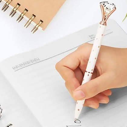 5-Pack: Multi-Color Diamond Ballpoint Pens DailySale